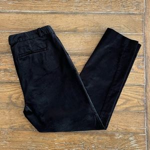 Banana Republic Sloan Fit Velvet Pants black size 8